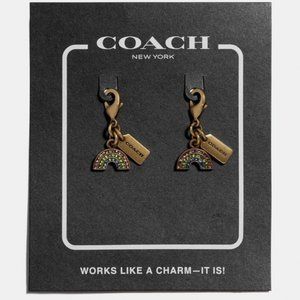 ⚡ Rare, Coach Rainbow Shoe/Bag Charms Limited Edition SOLD OUT! NWT!